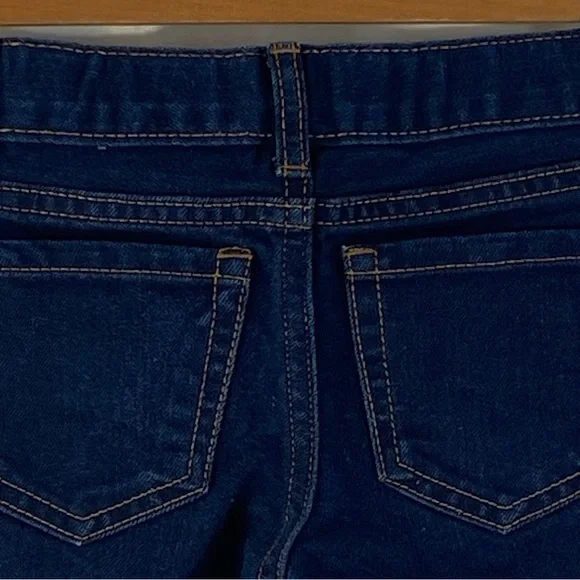 The Children’s Place Girl Skinny Dark Blue Jeans Waist Adjustable Band Size 6 - Picture 13 of 16